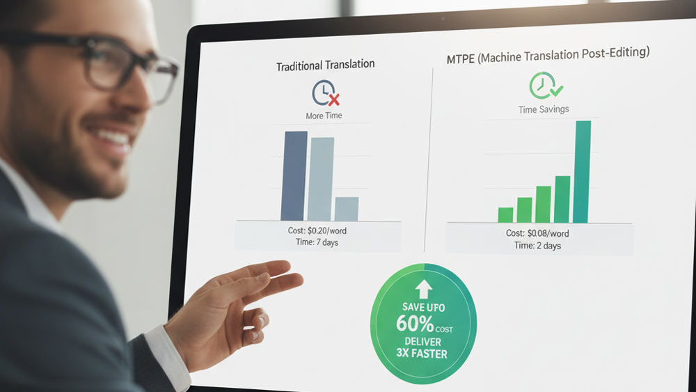MTPE Services | Fast Professional Translation 40% Lower Cost | Dynamic Language